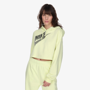 Nike W NSW FLC PO HOODIE CROP DNC 