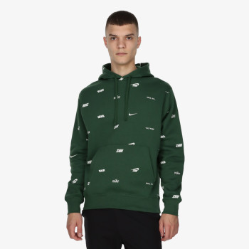 Nike Суитшърт M NK CLUB+ BB PO AOP HOODIE 