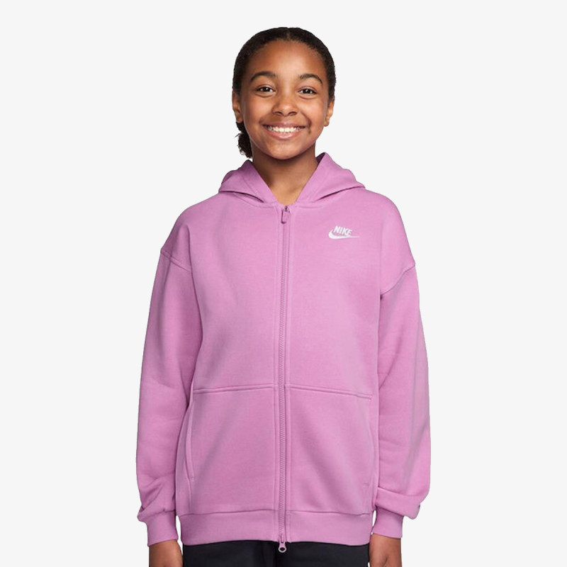 Nike G NSW CLUB FLC OVRSZD FZ LBR 