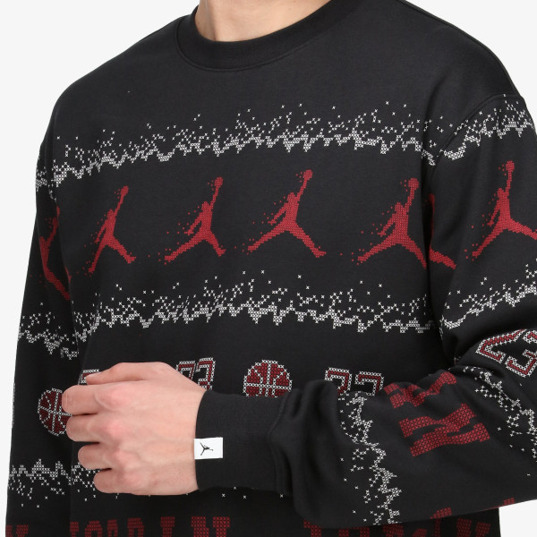 Nike M J ESS MMBR HLDY FLC CREW 