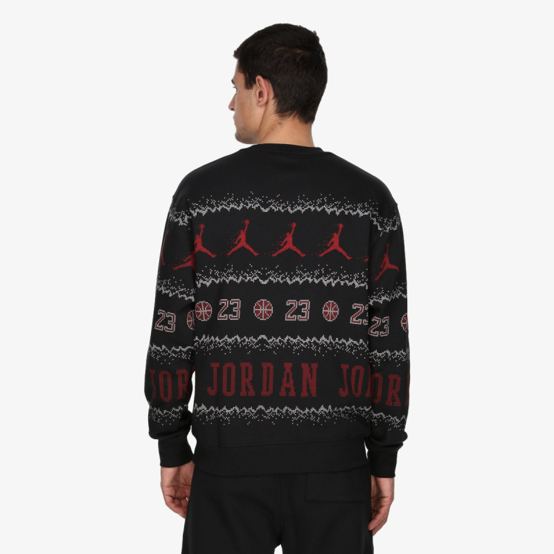 Nike M J ESS MMBR HLDY FLC CREW 