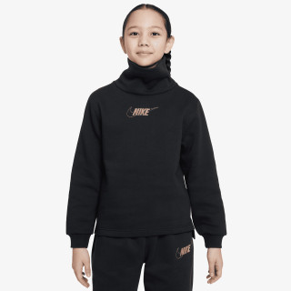 Nike Тениска с дълги ръкави G NSW CLUB FLC FNL LS TOP SHNE 