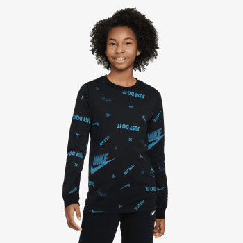 Nike K NSW LS TEE BRAND MARK AOP HO 