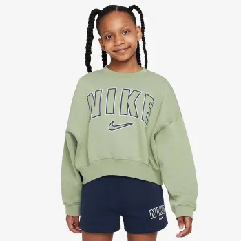 Nike Тениска с дълги ръкави G NSW TREND FLC CREW PRNT 