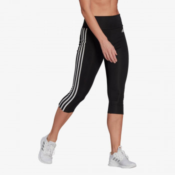 adidas DESIGNED TO MOVE HIGH-RISE 3-STRIPES 3/4 