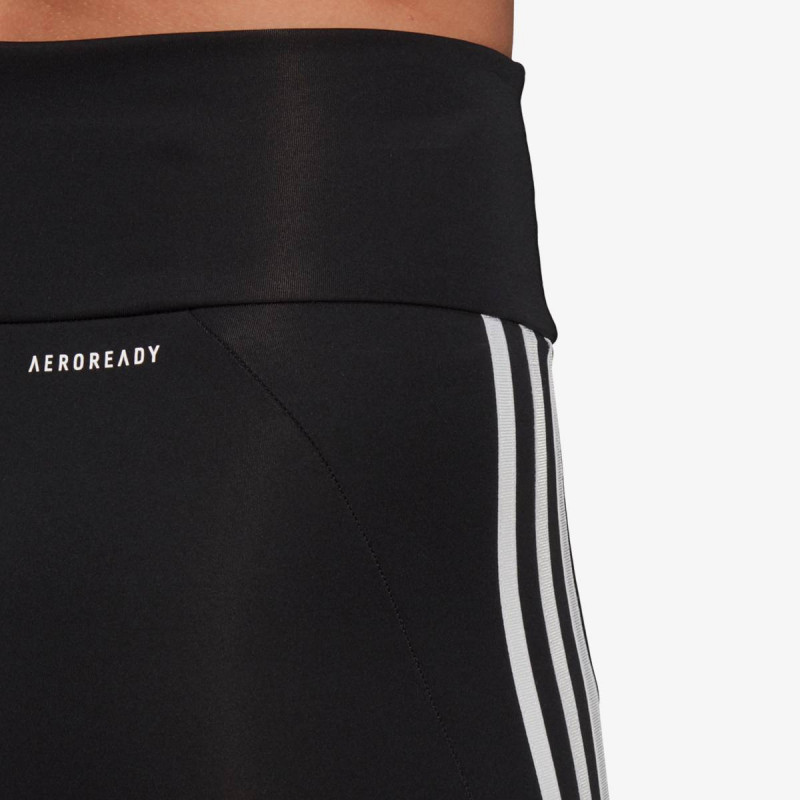 adidas DESIGNED TO MOVE HIGH-RISE 3-STRIPES 3/4 