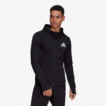 adidas DESIGNED TO MOVE MOTION FULL-ZIP AEROREADY 