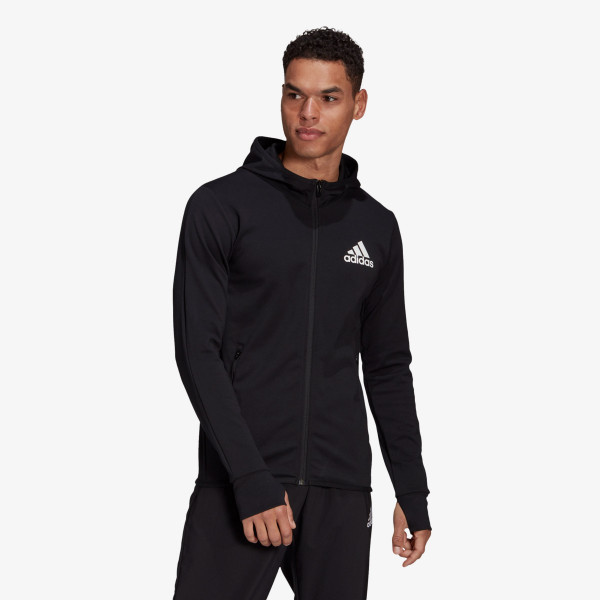 adidas DESIGNED TO MOVE MOTION FULL-ZIP AEROREADY 