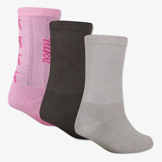 Nike NHG 3PK JUXTA-GIRL CREW SOCK 