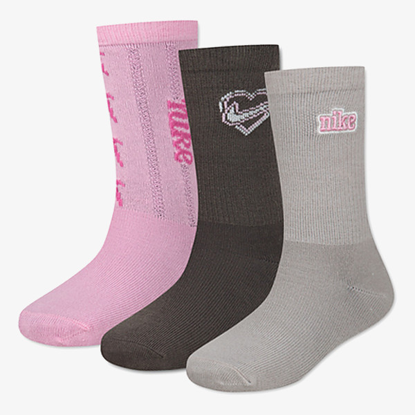 Nike NHG 3PK JUXTA-GIRL CREW SOCK 