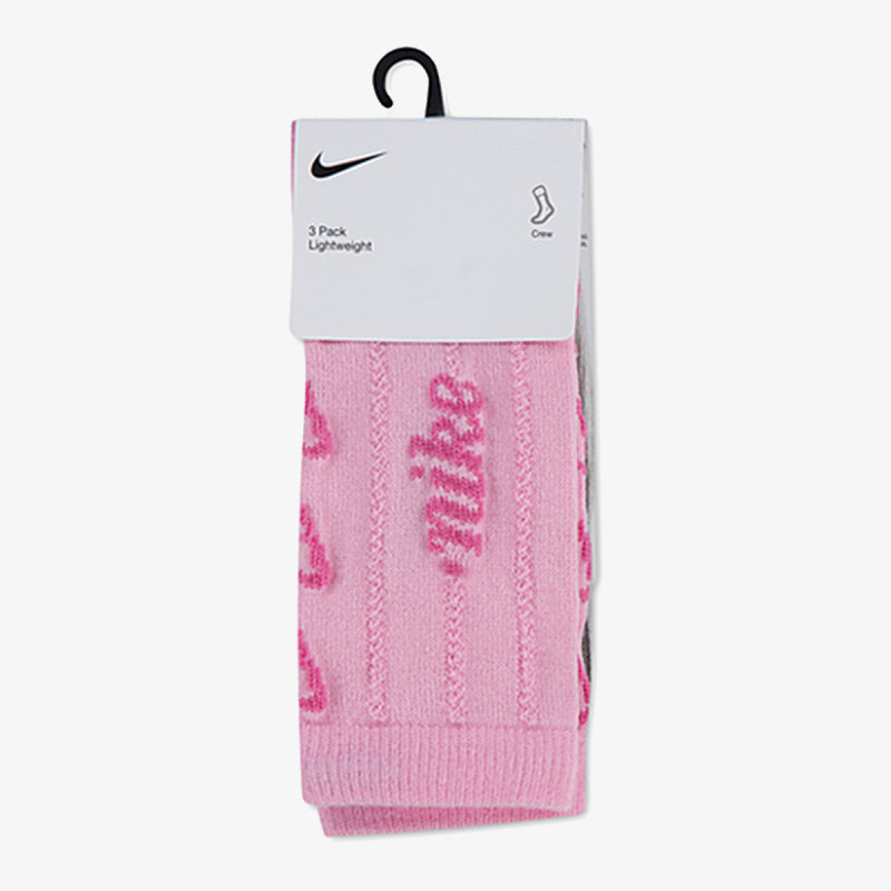Nike NHG 3PK JUXTA-GIRL CREW SOCK 