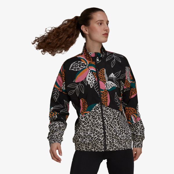 adidas Ветровка FARM RIO PRINT RELAXED LIGHTWEIGHT WINDBREAKER 