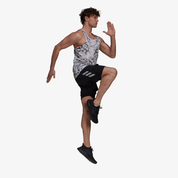 adidas FAST GRAPHIC SINGLET PRIMEBLUE 