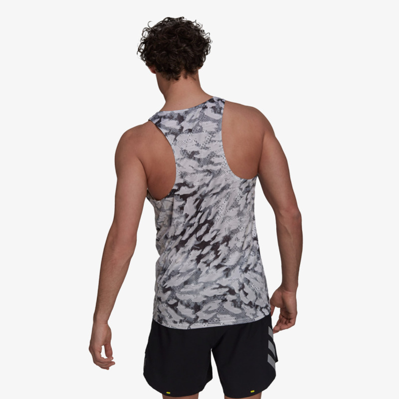 adidas FAST GRAPHIC SINGLET PRIMEBLUE 