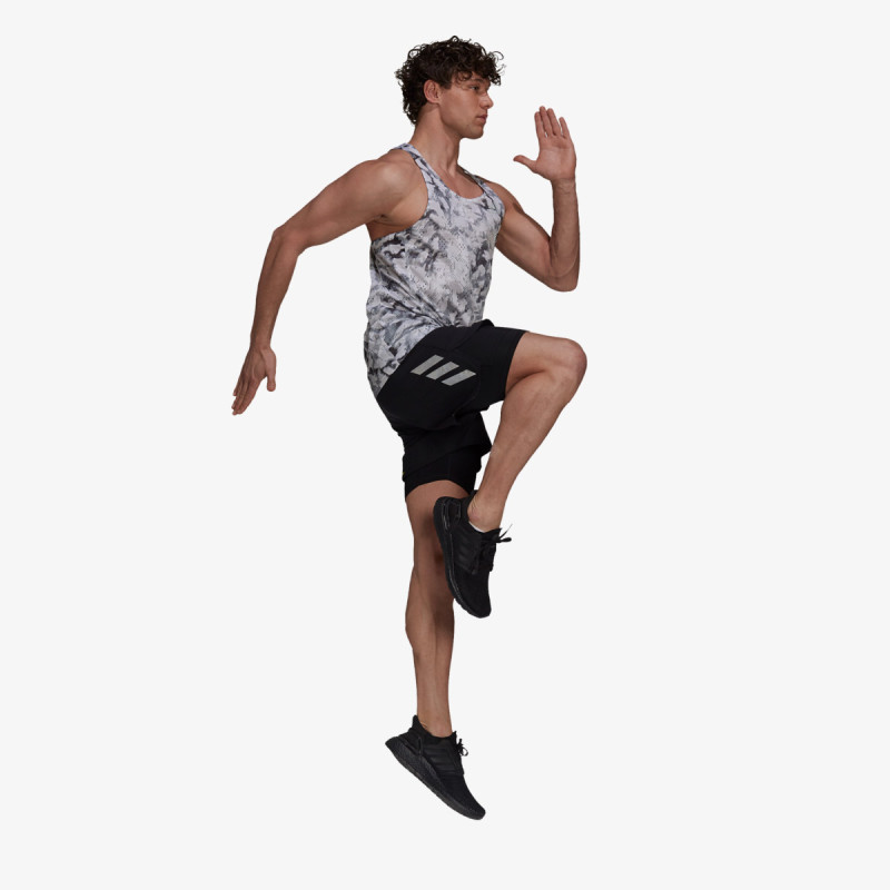 adidas FAST GRAPHIC SINGLET PRIMEBLUE 