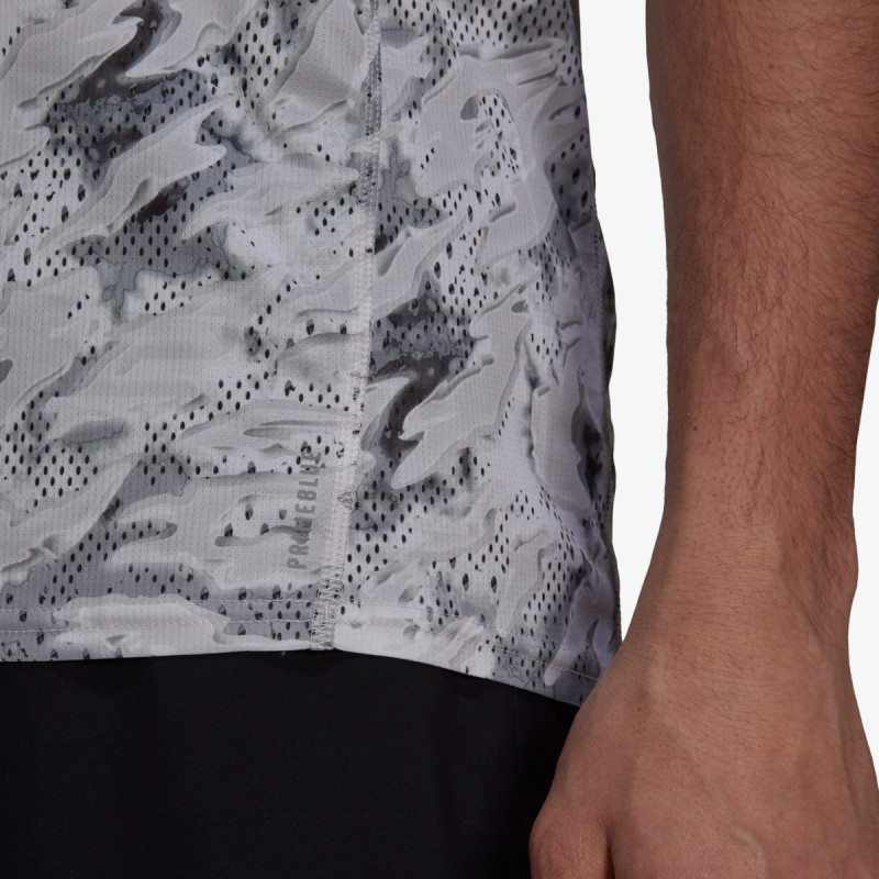 adidas FAST GRAPHIC SINGLET PRIMEBLUE 