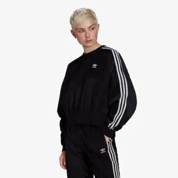 adidas Тениска с дълги ръкави ADICOLOR CLASSICS CORDED VELOUR OVERSIZE 