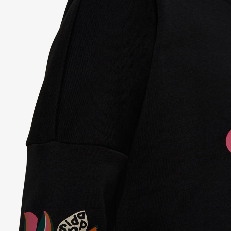 adidas FARM PRINT LOOSE CROPPED LOGO 