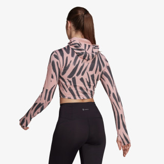 adidas Тениска с дълги ръкави RUN ICONS 3BAR ALL OVER PRINT 