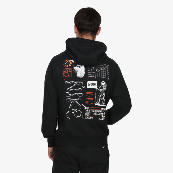 Nike M NK CLUB FT PO HDY MOON GFX 