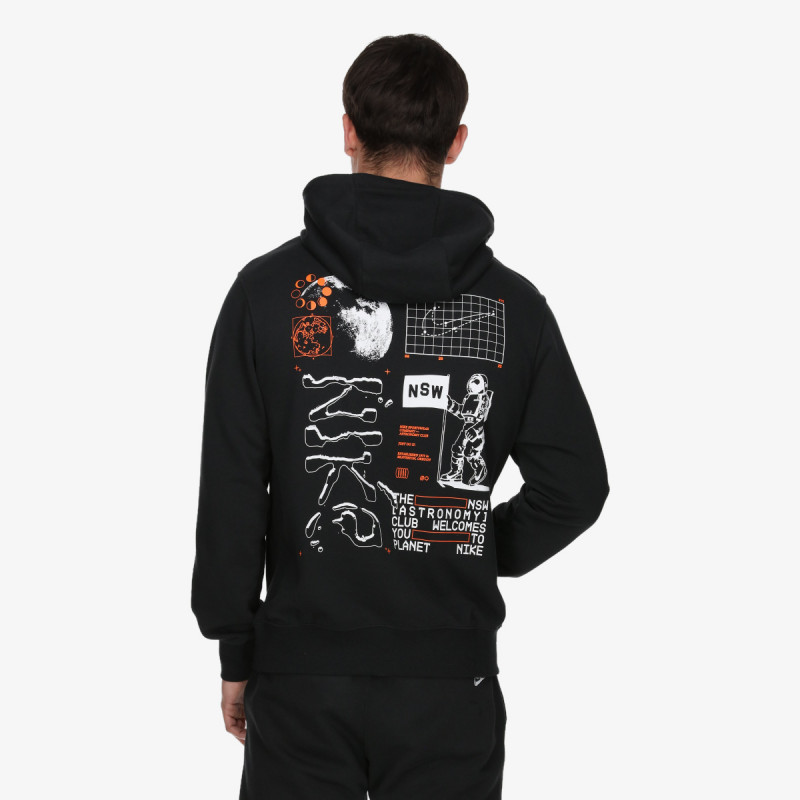 Nike M NK CLUB FT PO HDY MOON GFX 