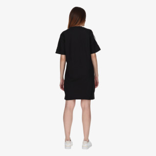 adidas Рокля Essentials 3-Stripes Single Jersey Boyfriend Tee Dress 