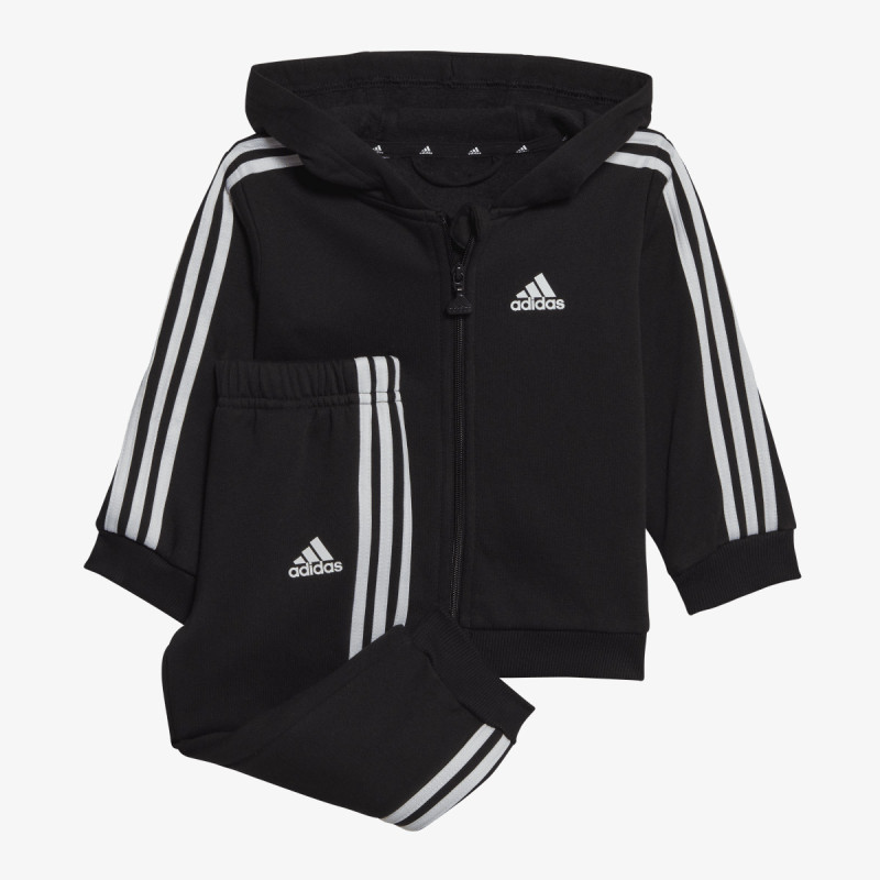 adidas Essentials Full-Zip Hooded Jogger Set 