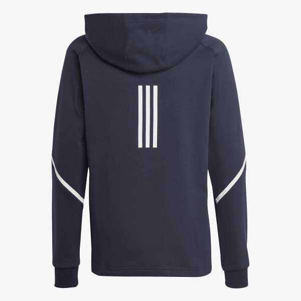 adidas Суитшърт Designed for Gameday Full-Zip Hoodie 