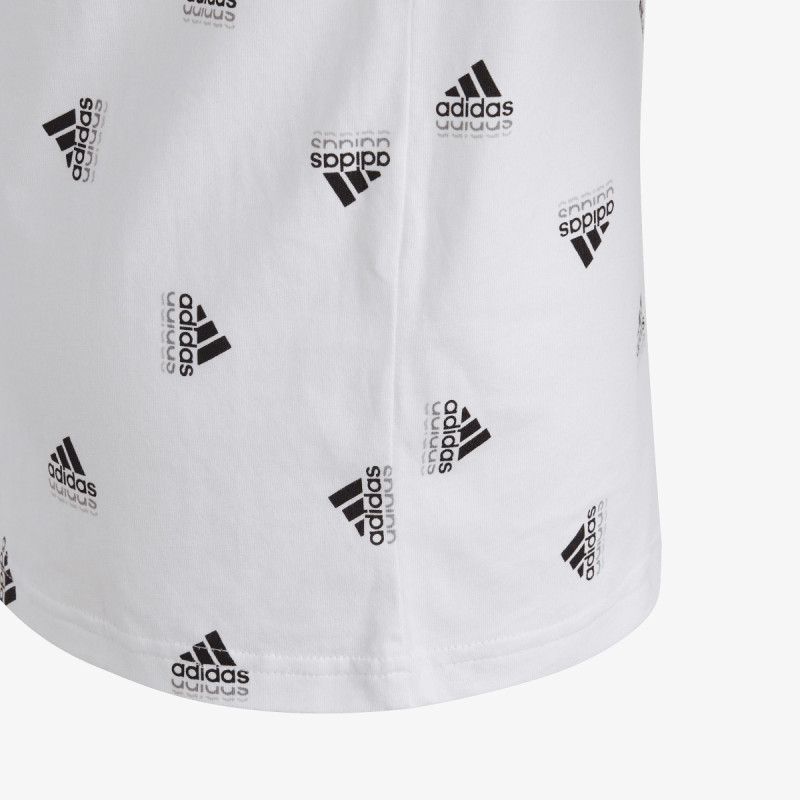 adidas Brand Love Allover Print T-Shirt 