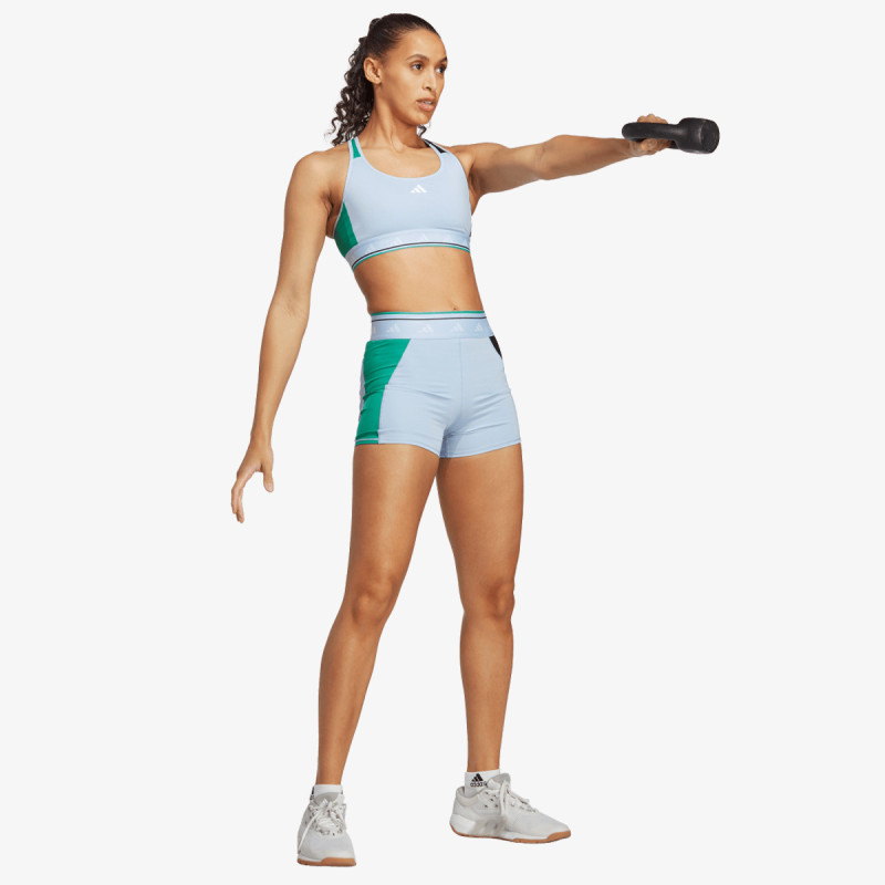 adidas Techfit Colorblock 3-Inch Short Tights 