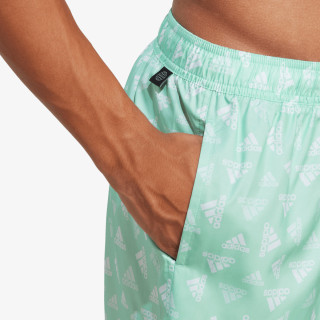 adidas Logo Print CLX Swim Shorts Very Short Length 