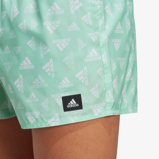 adidas Logo Print CLX Swim Shorts Very Short Length 