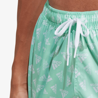 adidas Logo Print CLX Swim Shorts Very Short Length 