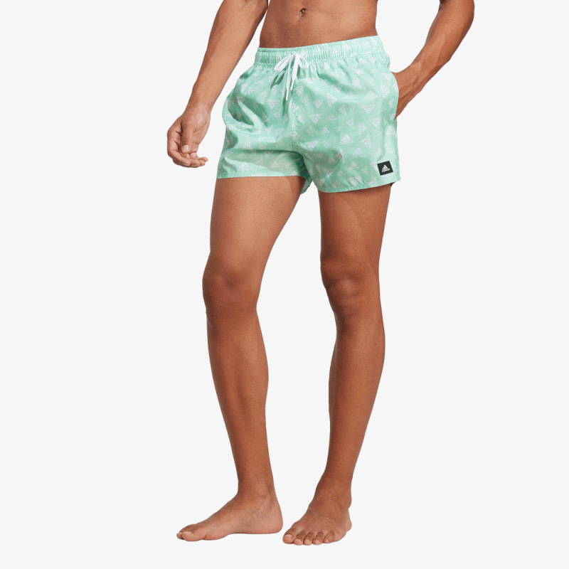 adidas Logo Print CLX Swim Shorts Very Short Length 
