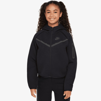 Nike Суитшърт G NSW TCH FLC HD FZ LS - PD 