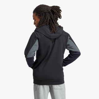 adidas Essentials Colorblock Full-Zip Hoodie 