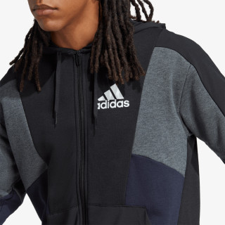 adidas Essentials Colorblock Full-Zip Hoodie 
