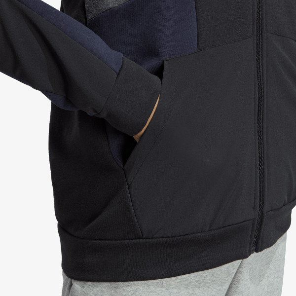 adidas Essentials Colorblock Full-Zip Hoodie 
