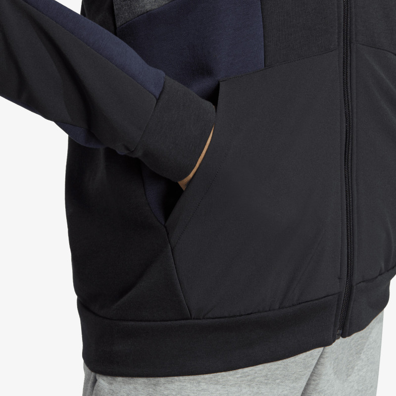 adidas Essentials Colorblock Full-Zip Hoodie 