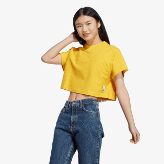 adidas Тениска Lounge Terry Loop Crop Top 