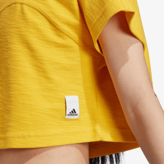 adidas Lounge Terry Loop Crop Top 