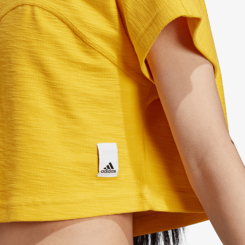 adidas Lounge Terry Loop Crop Top 
