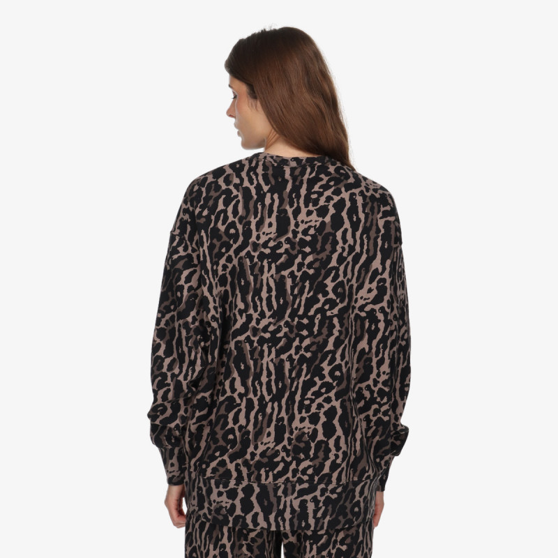 Nike W NSW PHNX FLC OS AOP CREW 