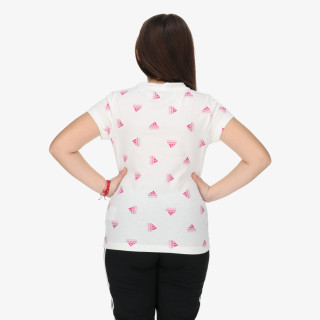 adidas Brand Love Print Cotton T-Shirt 