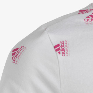 adidas Brand Love Print Cotton T-Shirt 