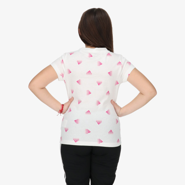 adidas Brand Love Print Cotton T-Shirt 