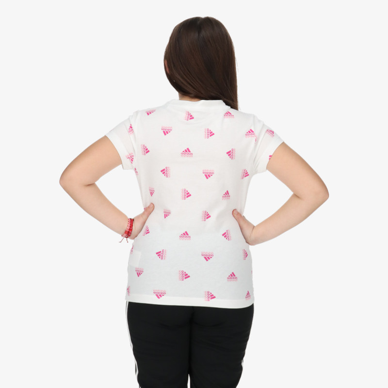 adidas Brand Love Print Cotton T-Shirt 