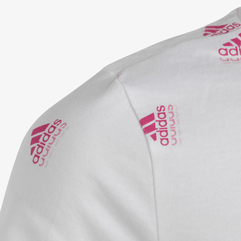 adidas Brand Love Print Cotton T-Shirt 