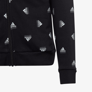 adidas Brand Love Print Cotton Full-Zip Hoodie 