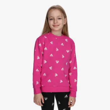 adidas Тениска с дълги ръкави Brand Love Print Cotton Sweatshirt 